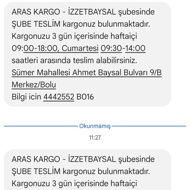 Aras Kargo Bir Kargo Şubesinin İlginç Çalışma Sistemi Üzerine Yorumlar
