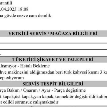 Karaca Züccaciye Kusurlu Ürün/Sorumsuz Marka- Kahve Makinesi!