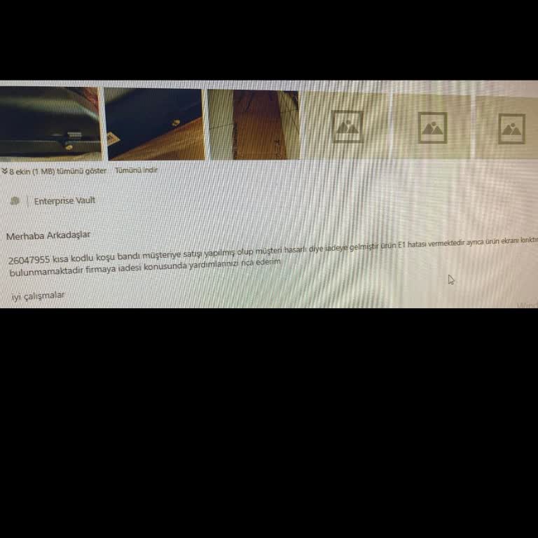 A101' Den Satın Alınan Yürüyüş Bandı