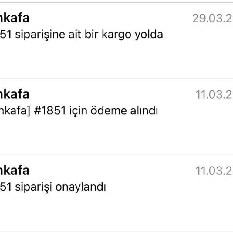 Kankafa Ödemeyi Alıp Ürünü Göndermiyor!