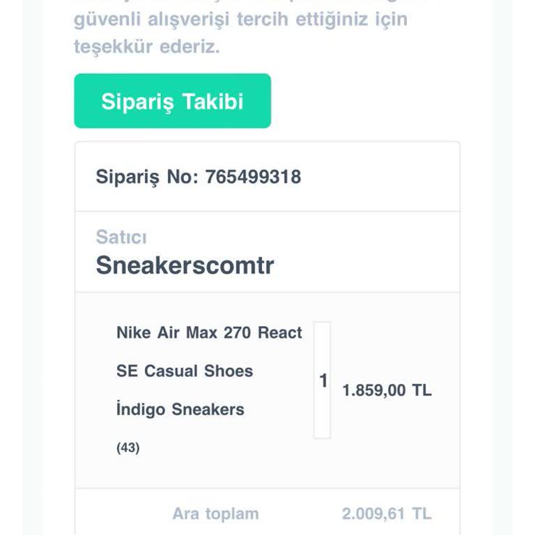 Custom Sneakers Ürün Göndermiyor Mesajlara Bakmıyor