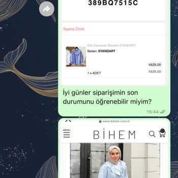 Bihem Markasının Bir Aydır Siparişimi Göndermemesi
