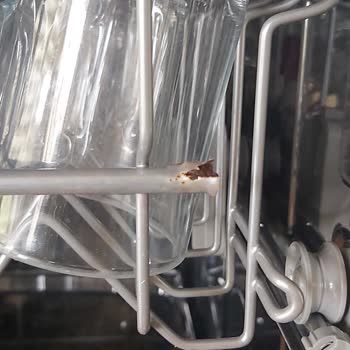 Arçelik Bulaşık Makinesi Sepet Pas İçinde