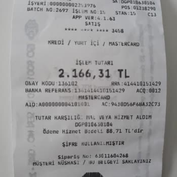 Tüvtürk-Kredi Kartı Komisyon Ücreti