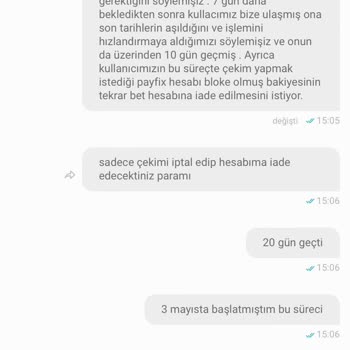 1Win Para Çekim Sorunu