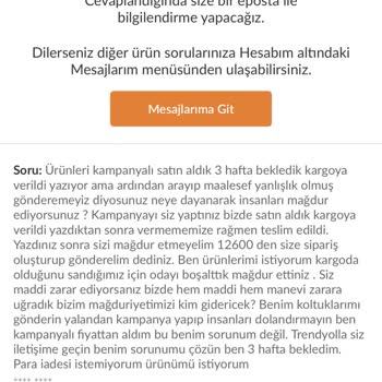 Trendyol Ve Satıcıların Anlaşması