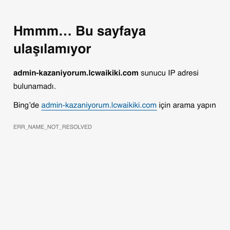 LC Waikiki Kazanıyorum Mail Onaylanmama Sorunu