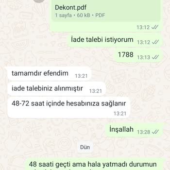 inaktuel.com Ürün Teslimatında Yaşanan Gecikme Ve İletişim Sorunları