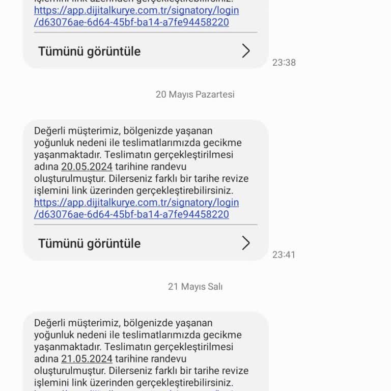 Dijital Kurye Mağdur Etti Beni