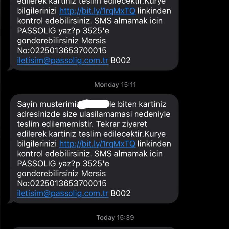 Passolig Kart Teslimat Sorunu "adresinizde Bulamadık"