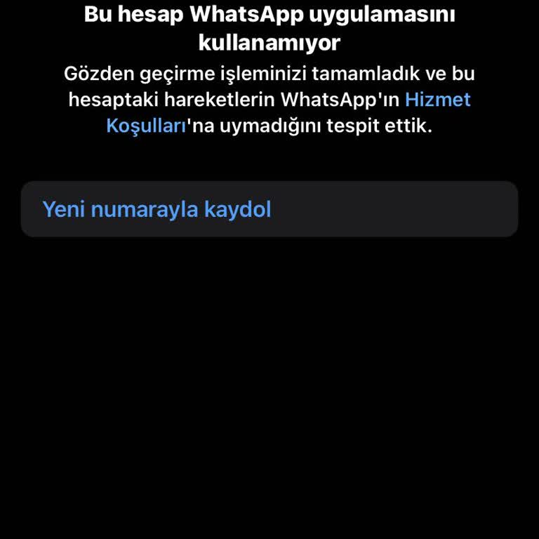WhatsApp'a Giriş Yapamıyorum