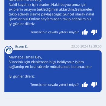 TurkNet Nakil İşlemi Süreç Yetersizliği