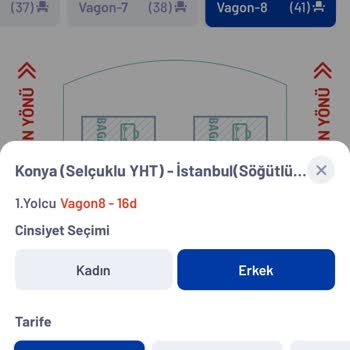 YHT (Yüksek Hızlı Tren) TCDD Bilet İade Kesintisi