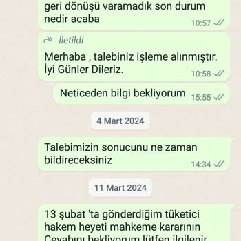 Yataş Para İadesi Yapmıyor