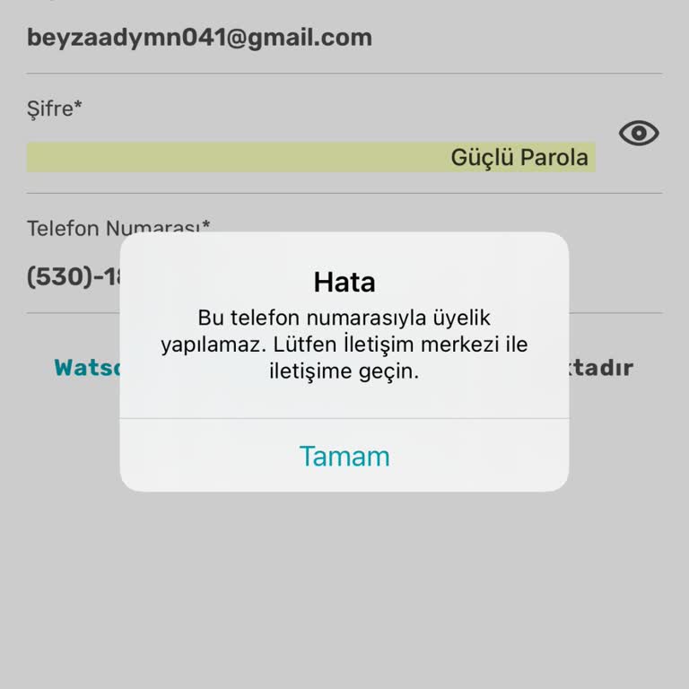 Watsons Lütfen İlgilenin Alışveriş Yapamıyorum