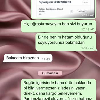 Realsneakers (Realsneakers.tr) Ürün De Gönderilmedi İade De Yapılmadı