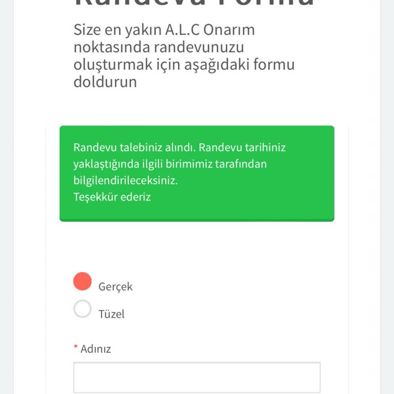 ALC Servis Hizmetleri ( Hizmetsizliği)