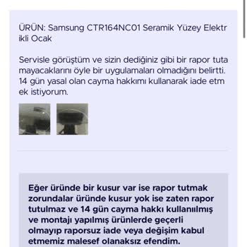 Teknosa Egeizo Satıcısı Kusurlu Ürünü İade Almama Mağduriyeti