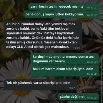 Trendyol Ve Satıcısı CLK Tekstilden Şikayetçiyim
