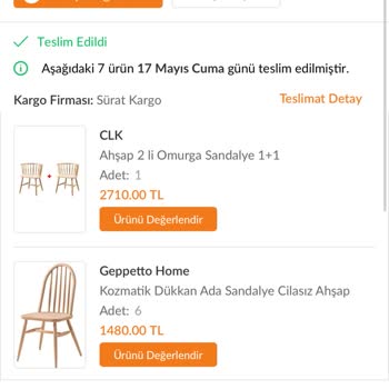 Trendyol Ve Satıcısı CLK Tekstilden Şikayetçiyim