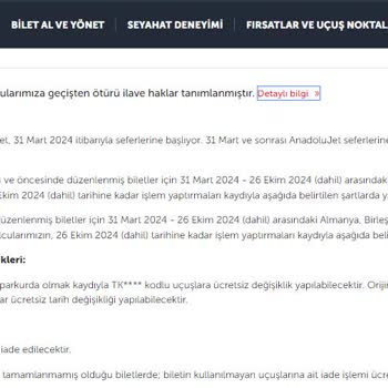 THY Uçuşunun Ajet E Geçmesi Ve Mytrip.com Un Bilet Değiştirmemesi