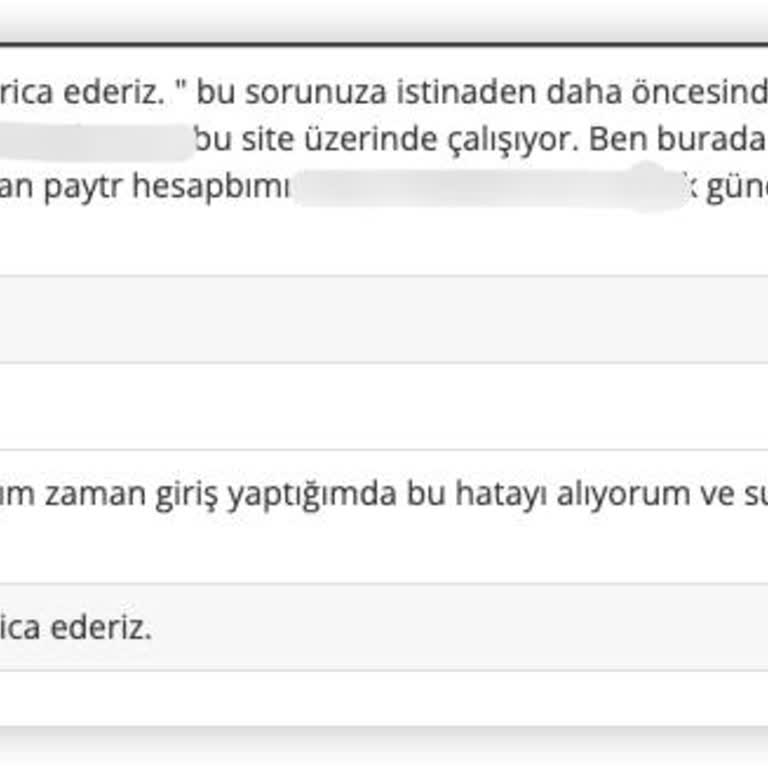 Paytr Destek Ekibi Yetersizliği!