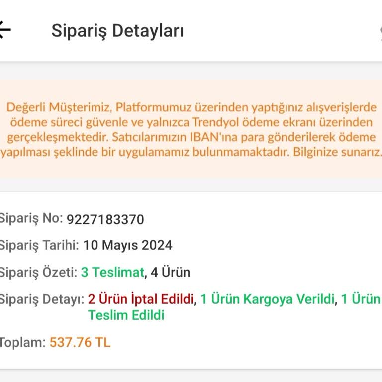 Trendyol'da Sipariş Mağduriyeti: 20 Gün Bekleyip Ücret İadesi Aldım!