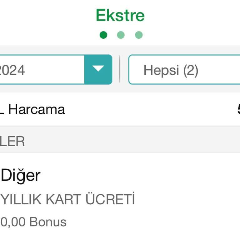 Garanti BBVA Garanti Kart Aidat Ücreti