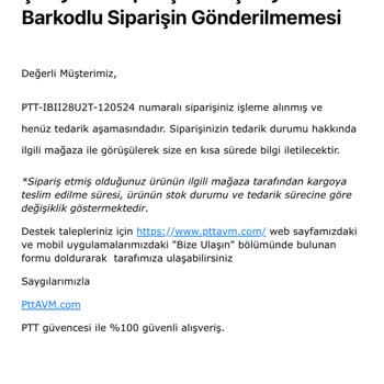 Epttavm Müşteri Memnuniyeti Sıfır.