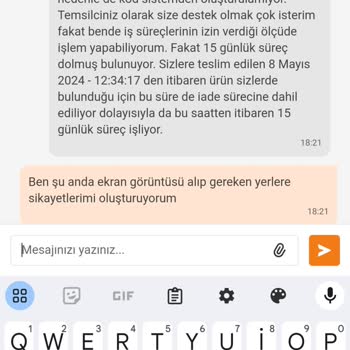 Trendyol İade Mağduriyetine Sebep Olmuştur