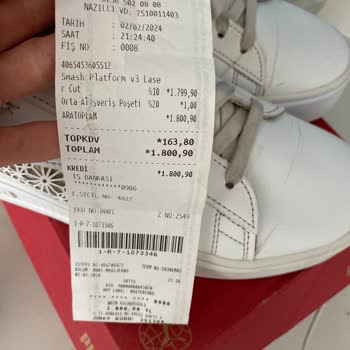 Puma Ayakkabının Kısa Sürede Hasar Görmesi