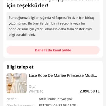 Siparişi Vereli 90 Günü Geçti Ama İademi Kabul Etmiyor Aliexpress