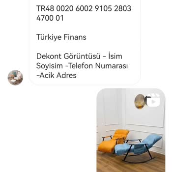 Chairwoodme Instagram Sayfasından Sipariş Verip Mağdur Olduk