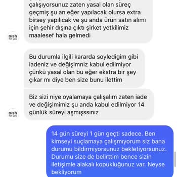 Gelir İdaresi Başkanlığı Nish For You Ürünü İade Etmedi