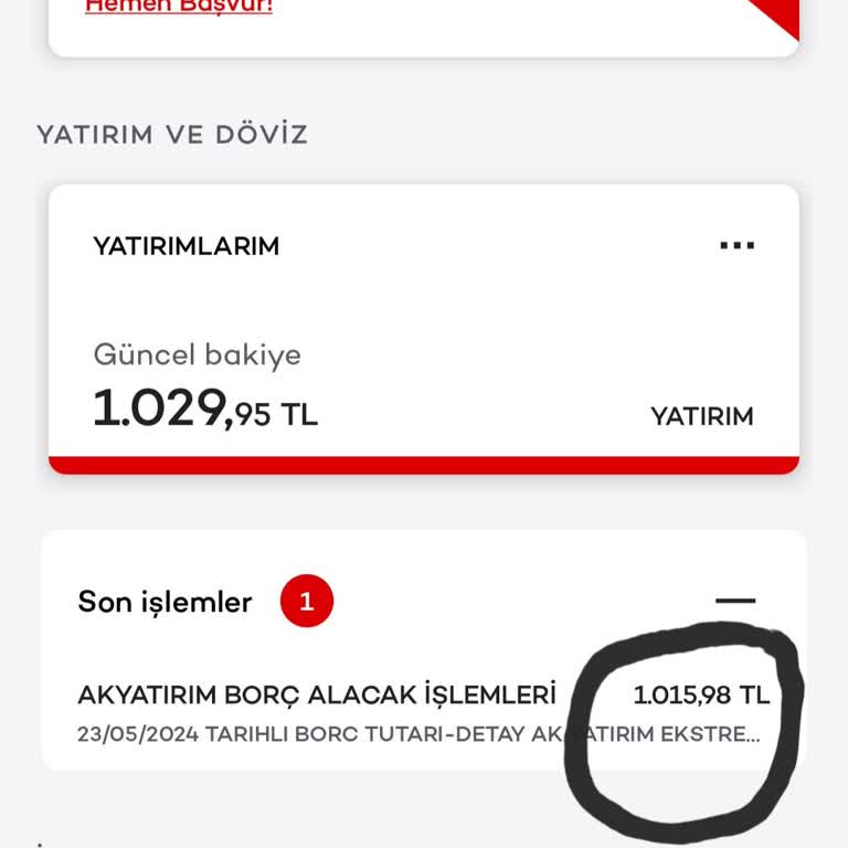 Ak Yatırım Borç Alacak İşlemleri Borç Kesintisi