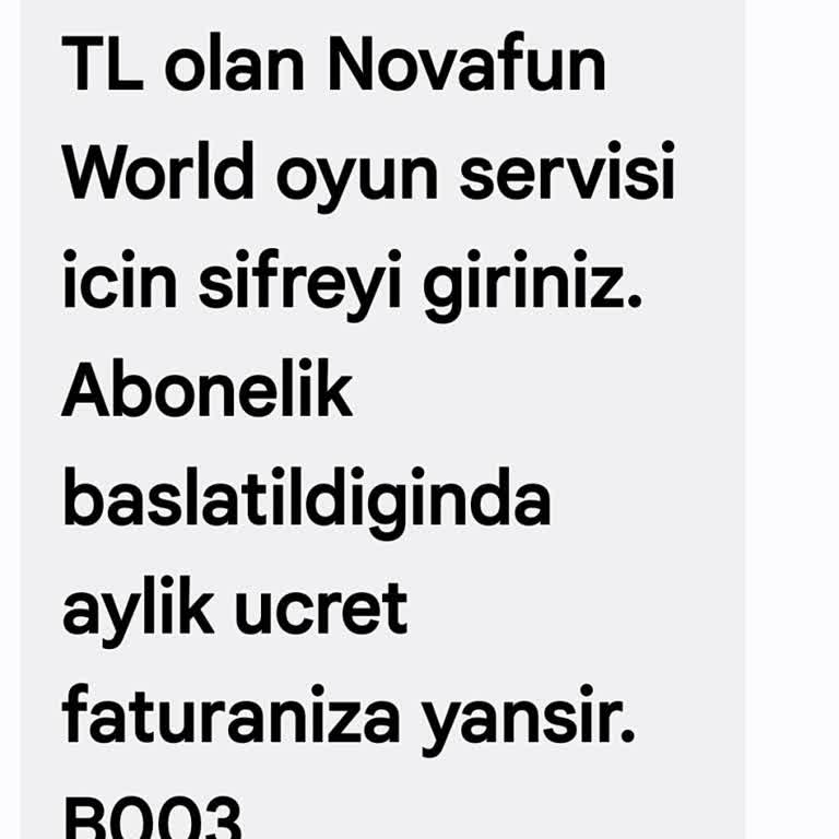 NovaFunWorld Oyun Servisi Şikayeti!