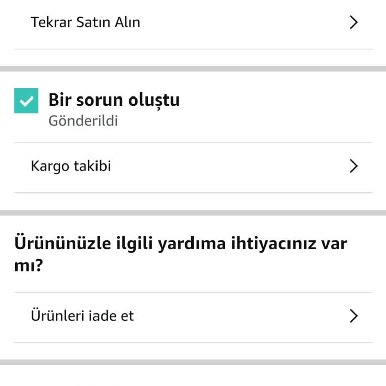 Amazon Teslim Edilmeyen Ürün