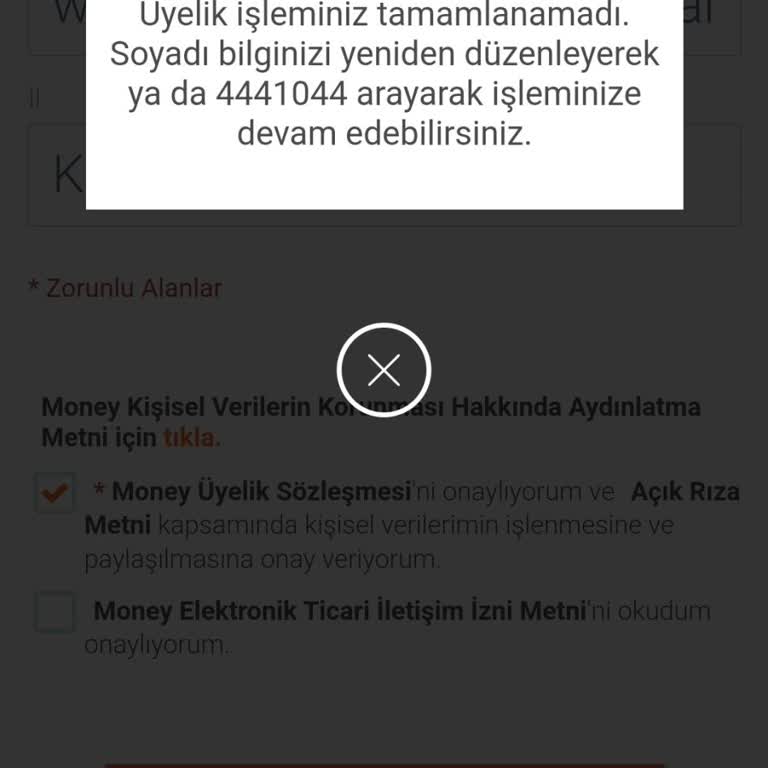 Migros Money Kartımı Kayıt Yapamıyorum
