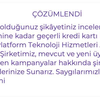 Digiturk'ün 15 Yıllık Üyeye Yaptığı Muamele