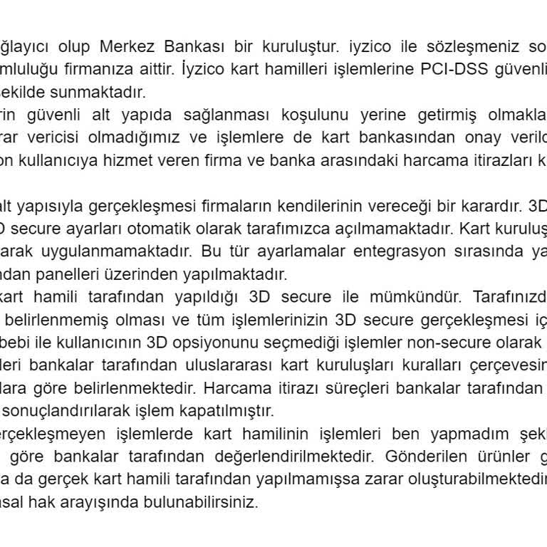 Iyzico Withheld Payment After a Sale – Don't Trust Their Payment System!