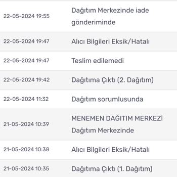 Kargomsende Kargo Teslim Etmemesi
