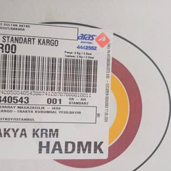 Aras Kargo Keçiören Şubesi Paketimizin İçindeki Ürünü Kaybetmesi.