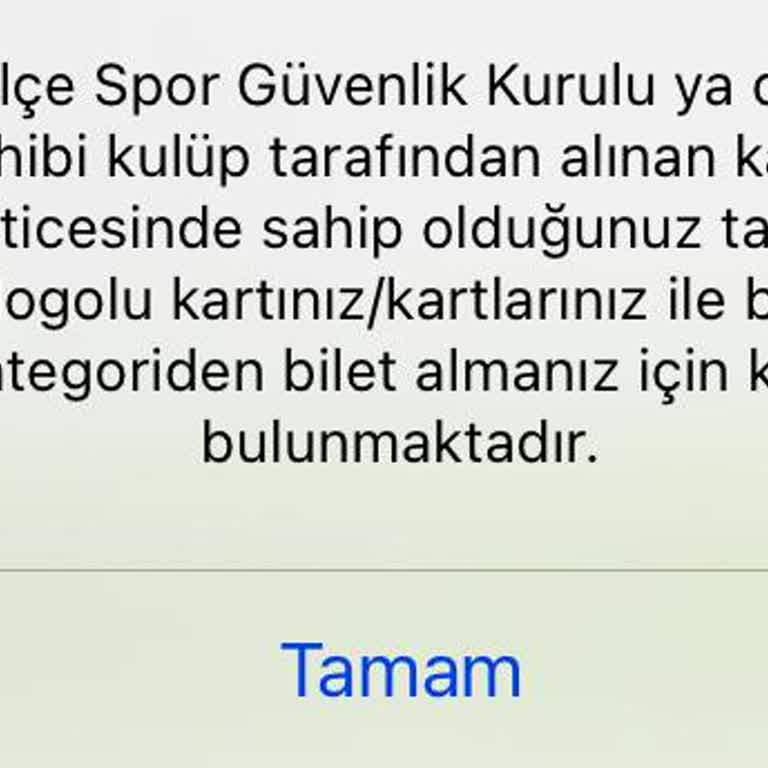 Passolig Konya-Galatasaray Maçına Bilet Alamıyorum