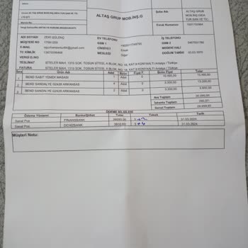 Doğtaş Mobilya Mağduriyeti
