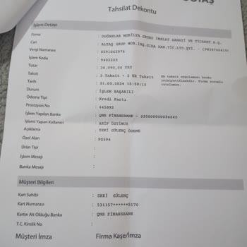 Doğtaş Mobilya Mağduriyeti