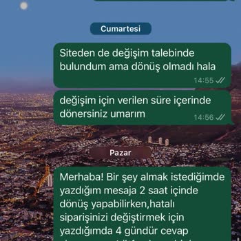 Sporium Değişim Mesajına Geri Dönmeme