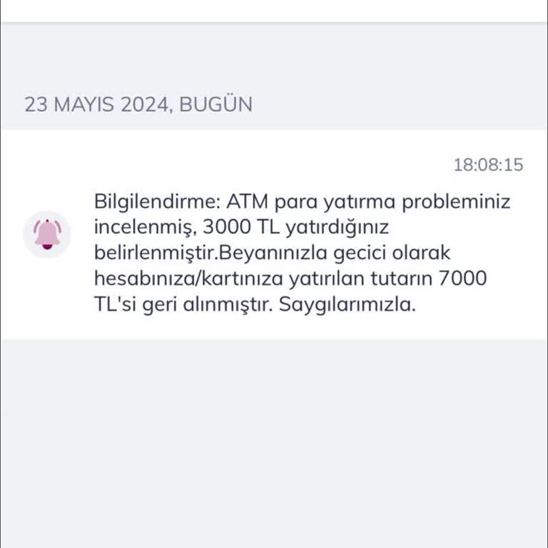 QNB Finansbank ATM İnceleme Hatası