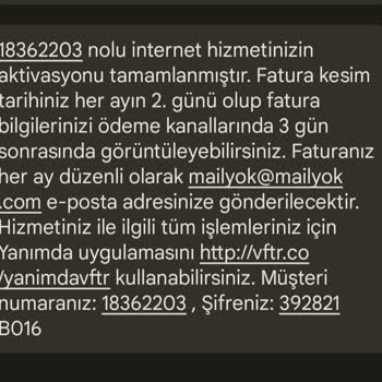 Vodafone Evde İnternet Mağduriyeti