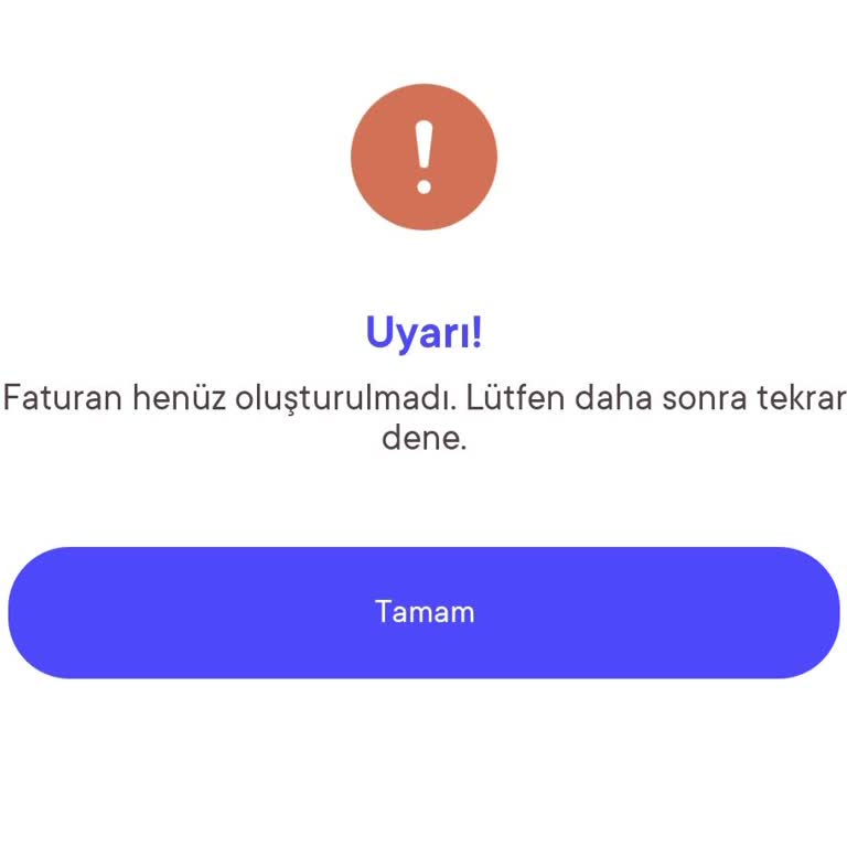 Frink 1 Aydır Fatura Oluşturamıyor