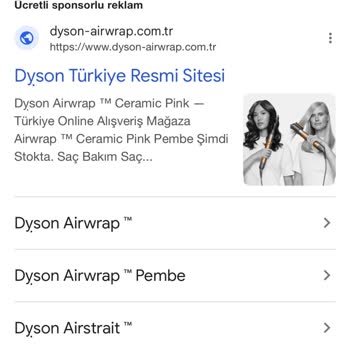 Google Reklamları - Dyson